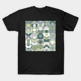 Geometric Floral Abstract Pattern T-Shirt